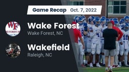 Recap: Wake Forest  vs. Wakefield  2022