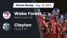 Recap: Wake Forest  vs. Clayton  2023