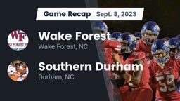 Recap: Wake Forest  vs. Southern Durham  2023