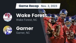 Recap: Wake Forest  vs. Garner  2023