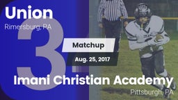 Matchup: Union  vs. Imani Christian Academy  2017