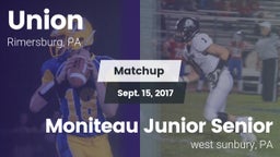 Matchup: Union  vs. Moniteau Junior Senior  2017