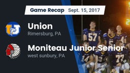 Recap: Union  vs. Moniteau Junior Senior  2017