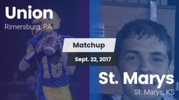 Matchup: Union  vs. St. Marys  2017