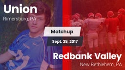 Matchup: Union  vs. Redbank Valley  2017