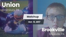 Matchup: Union  vs. Brookville  2017