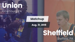 Matchup: Union  vs. Sheffield  2018