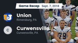 Recap: Union  vs. Curwensville  2018
