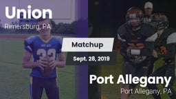 Matchup: Union  vs. Port Allegany  2019