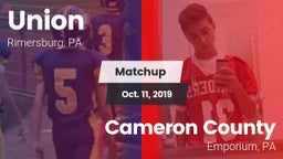 Matchup: Union  vs. Cameron County  2019