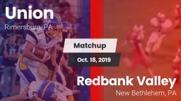 Matchup: Union  vs. Redbank Valley  2019