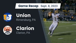 Recap: Union  vs. Clarion  2023