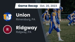 Recap: Union  vs. Ridgway  2023