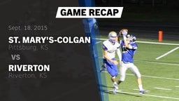 Recap: St. Mary's-Colgan  vs. Riverton  2015