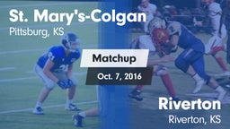 Matchup: St. Mary's-Colgan vs. Riverton  2016