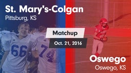 Matchup: St. Mary's-Colgan vs. Oswego  2016