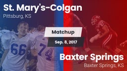 Matchup: St. Mary's-Colgan vs. Baxter Springs   2017