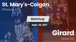 Matchup: St. Mary's-Colgan vs. Girard  2017