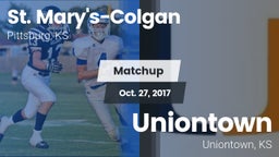 Matchup: St. Mary's-Colgan vs. Uniontown  2017