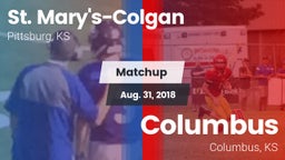 Matchup: St. Mary's-Colgan vs. Columbus  2018