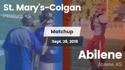 Matchup: St. Mary's-Colgan vs. Abilene  2018