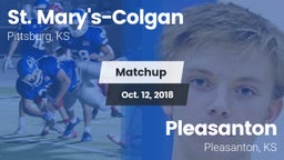 Matchup: St. Mary's-Colgan vs. Pleasanton  2018