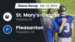 Recap: St. Mary's-Colgan  vs. Pleasanton  2018