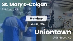 Matchup: St. Mary's-Colgan vs. Uniontown  2018