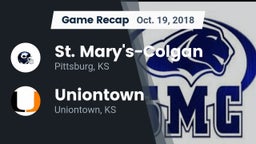 Recap: St. Mary's-Colgan  vs. Uniontown  2018