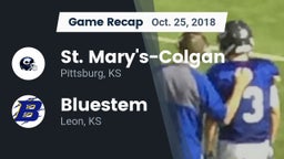 Recap: St. Mary's-Colgan  vs. Bluestem  2018