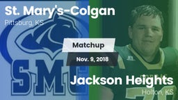 Matchup: St. Mary's-Colgan vs. Jackson Heights  2018