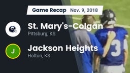 Recap: St. Mary's-Colgan  vs. Jackson Heights  2018