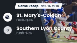 Recap: St. Mary's-Colgan  vs. Southern Lyon County 2018