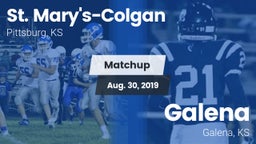 Matchup: St. Mary's-Colgan vs. Galena  2019