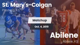 Matchup: St. Mary's-Colgan vs. Abilene  2019