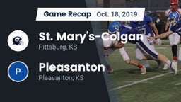 Recap: St. Mary's-Colgan  vs. Pleasanton  2019