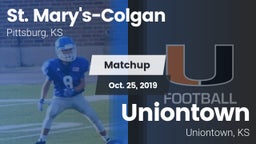 Matchup: St. Mary's-Colgan vs. Uniontown  2019