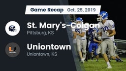 Recap: St. Mary's-Colgan  vs. Uniontown  2019