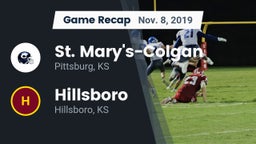 Recap: St. Mary's-Colgan  vs. Hillsboro  2019