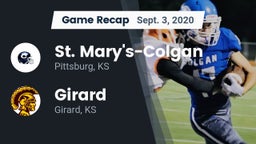 Recap: St. Mary's-Colgan  vs. Girard  2020