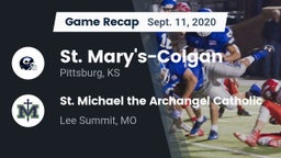 Recap: St. Mary's-Colgan  vs. St. Michael the Archangel Catholic  2020