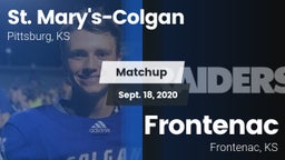 Matchup: St. Mary's-Colgan vs. Frontenac  2020