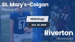 Matchup: St. Mary's-Colgan vs. Riverton  2020