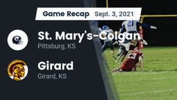 Recap: St. Mary's-Colgan  vs. Girard  2021