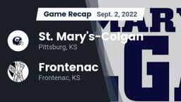 Recap: St. Mary's-Colgan  vs. Frontenac  2022