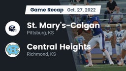 Recap: St. Mary's-Colgan  vs. Central Heights  2022
