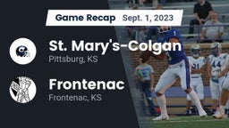 Recap: St. Mary's-Colgan  vs. Frontenac  2023