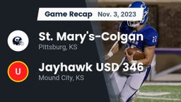 Recap: St. Mary's-Colgan  vs. Jayhawk USD 346 2023
