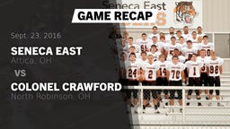 Recap: Seneca East  vs. Colonel Crawford  2016