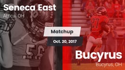 Matchup: Seneca East vs. Bucyrus  2017